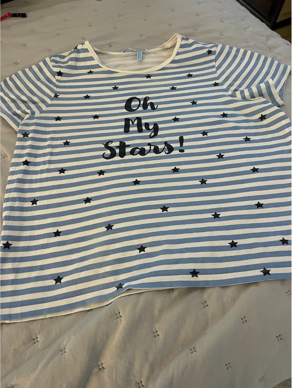 Draper James | L | Oh My Stars Striped Tee - Picture 4 of 12